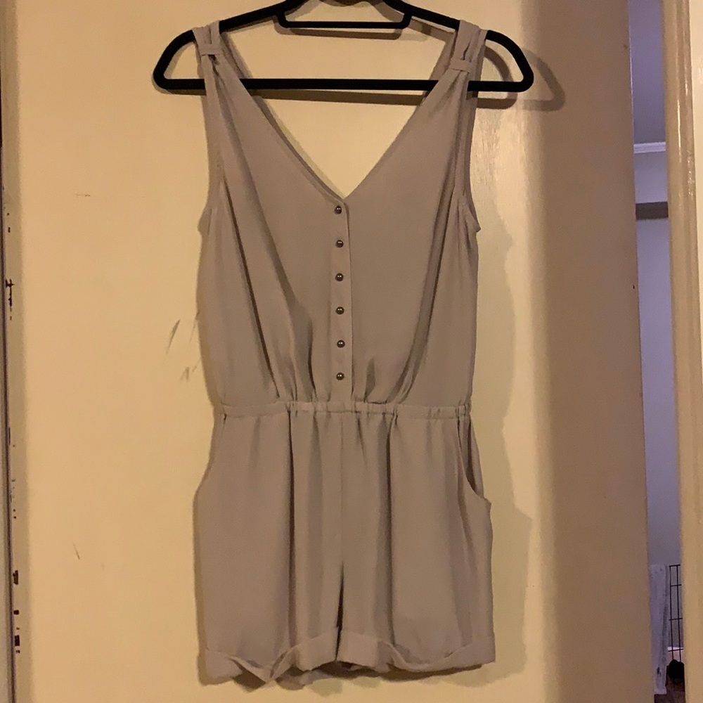 Lavender/Grey romper